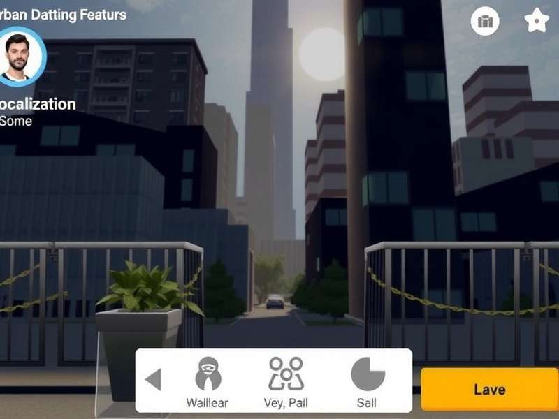 Urban Dating Quest Game Screenshot